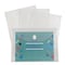 C-Line Products Reusable Poly Envelope, Side Load, Clear, 5PK Set of 5 PK 35107-BX - alternate 1